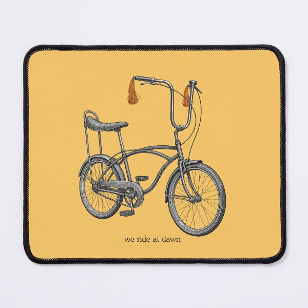 Item preview, We Ride at Dawn Orange Tassles | Dragster Bike | Banana Seat Bike | Gen X Nostalgia Shirt | 70s Childhood Retro Christmas Birthday designed and sold by The Frog.