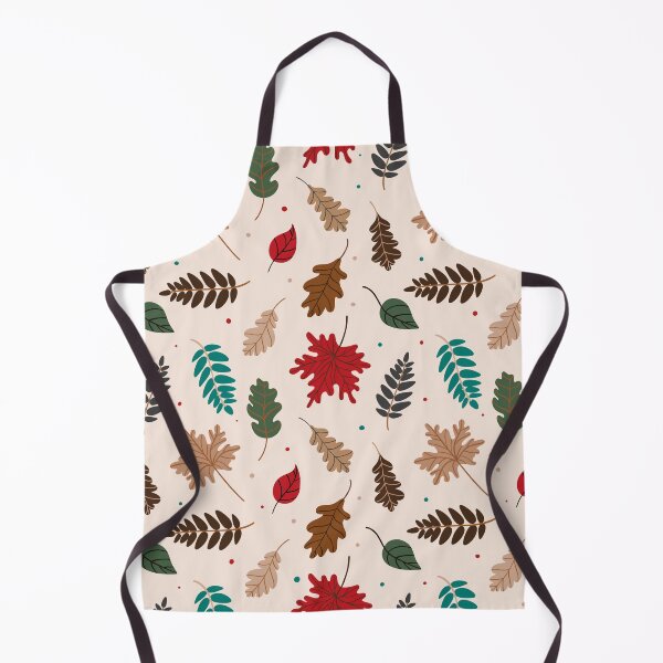 Item preview, Foliage & Frost – Teal and Terracotta Autumn Leaves designed and sold by Novalineastudio.