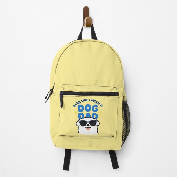 Item preview, Bark Like I Mean It Dog Dad – Cute Cartoon Dog with Sunglasses Funny T-Shirt designed and sold by FestivityFinds.
