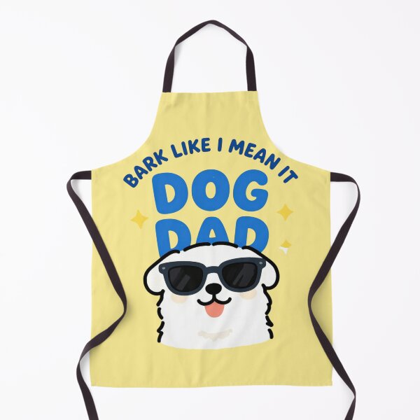 Item preview, Bark Like I Mean It Dog Dad – Cute Cartoon Dog with Sunglasses Funny T-Shirt designed and sold by FestivityFinds.