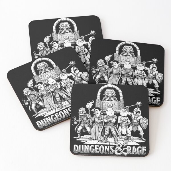 Item preview, Dungeons and Rage Comic Meme Tabletop RPG Party Parody designed and sold by AdyKurniawan.
