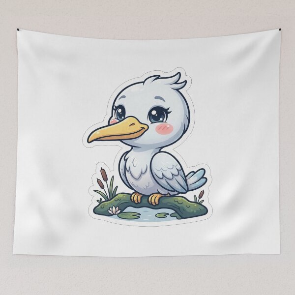 Item preview, Cute Little Bird Perched On Log designed and sold by Owcomm.