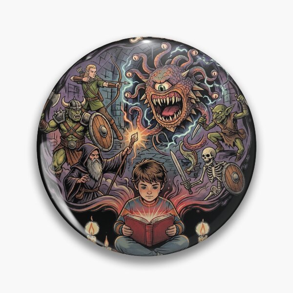 Item preview, Magic and Imagination Fantasy RPG Reading Retro Storybook Art designed and sold by AdyKurniawan.