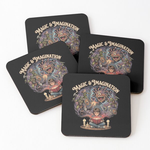 Item preview, Magic and Imagination Fantasy RPG Reading Retro Storybook Art designed and sold by AdyKurniawan.