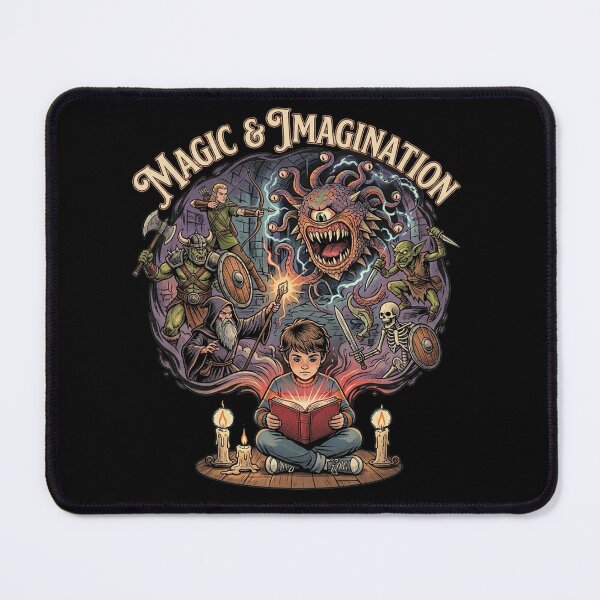 Item preview, Magic and Imagination Fantasy RPG Reading Retro Storybook Art designed and sold by AdyKurniawan.
