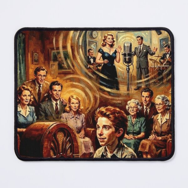 Item preview, Radio Days Nostalgic Comedy Fine Art Tribute designed and sold by Art's Diner.