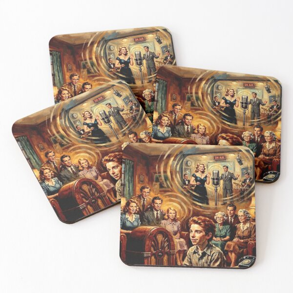 Item preview, Radio Days Nostalgic Comedy Fine Art Tribute designed and sold by Art's Diner.