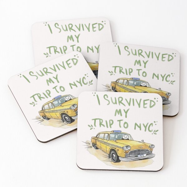 Item preview, I Survived My Trip To  NYC,Yellow Taxi Humor designed and sold by lisdgoncalves.