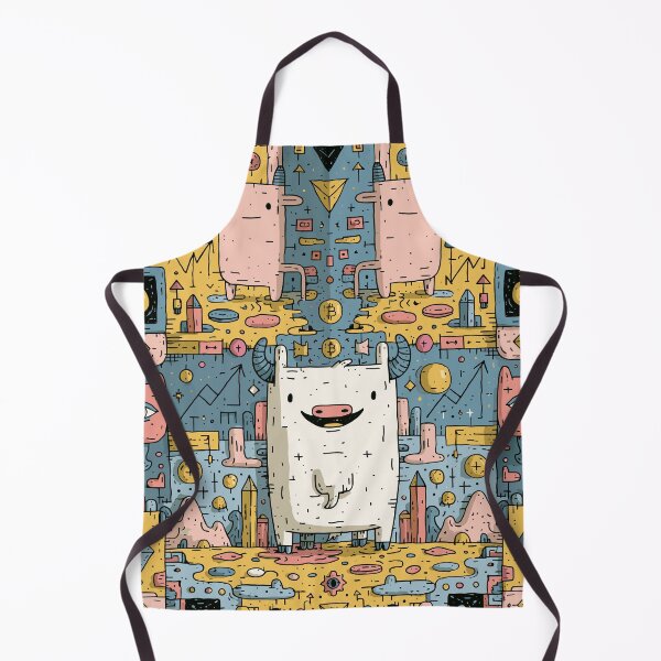 Item preview, Maximalist Mythical Creature Surreal Doodle Art designed and sold by Romgora.
