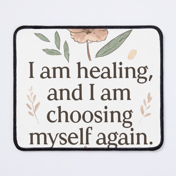 Item preview, Healing After Heartbreak Self-Love Quote designed and sold by Fresh Starts.