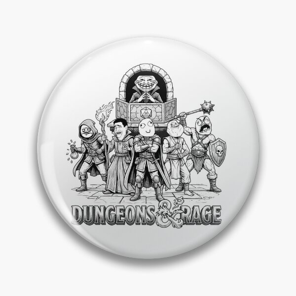 Item preview, Dungeons and Rage Comic Meme Tabletop RPG Party Parody designed and sold by AdyKurniawan.