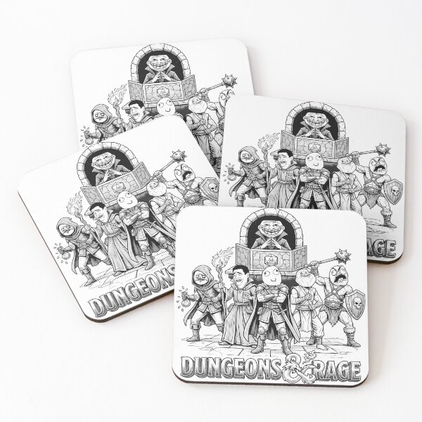 Item preview, Dungeons and Rage Comic Meme Tabletop RPG Party Parody designed and sold by AdyKurniawan.