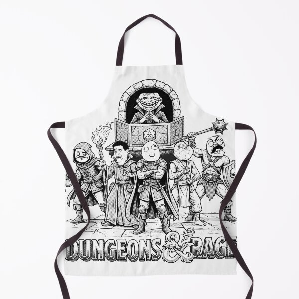 Item preview, Dungeons and Rage Comic Meme Tabletop RPG Party Parody designed and sold by AdyKurniawan.