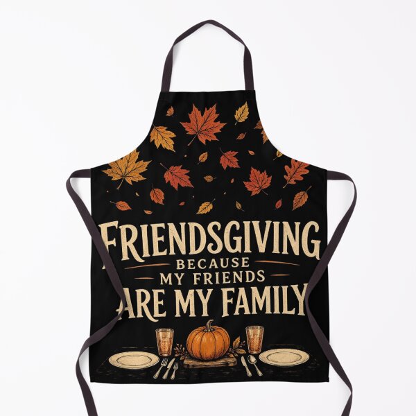 Item preview, Friendsgiving Because My Friends are My Family Fall thanksgiving designed and sold by CF_VintageDesign.