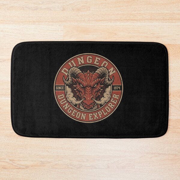 Item preview, Vintage Dungeon Explorer Dragon Badge Retro RPG designed and sold by AdyKurniawan.