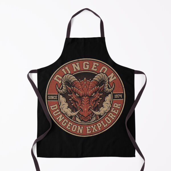 Item preview, Vintage Dungeon Explorer Dragon Badge Retro RPG designed and sold by AdyKurniawan.