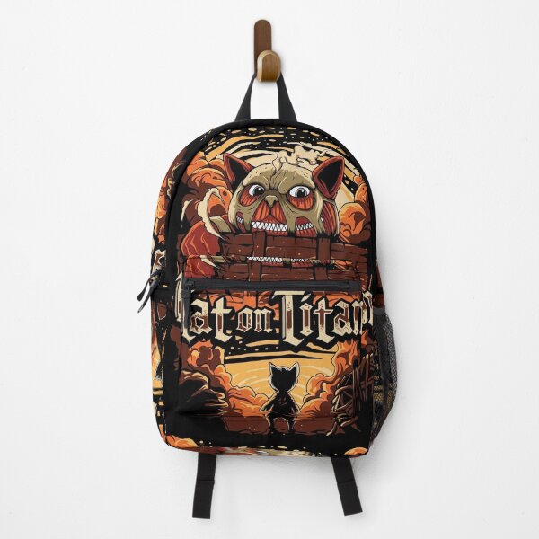 Item preview, Cat on Titan Parody designed and sold by PRINTATSTUDIO.