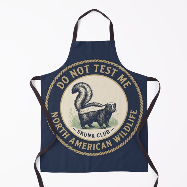 Item preview, Do Not Test Me Skunk Club Humor Badge designed and sold by CalmCapy Co.