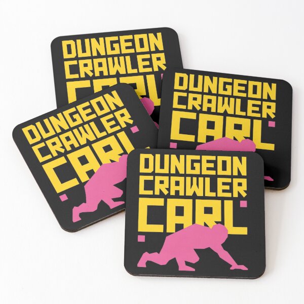 Item preview, Dungeon Crawler Carl - Block Typography & Pink Silhouette designed and sold by Wear-X.