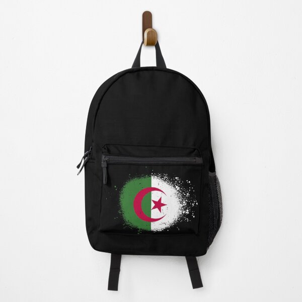 Item preview, Algeria Flag Spray Paint Splatter Style designed and sold by DelfDesign.