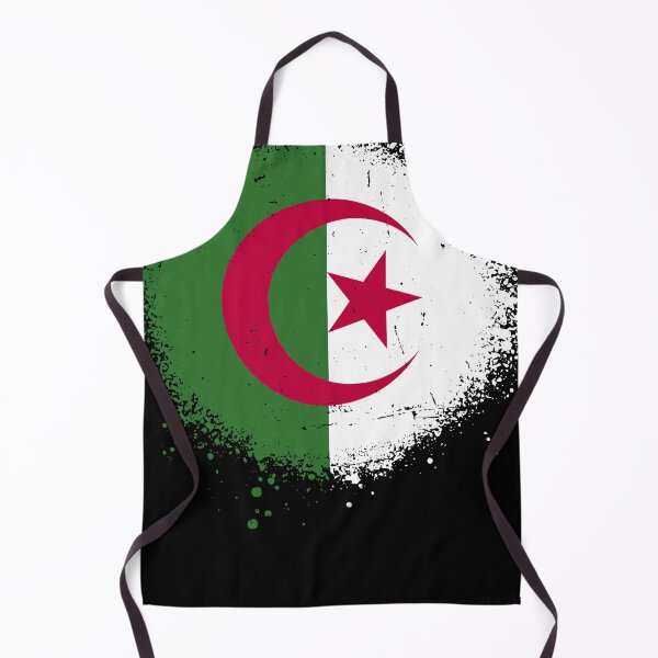 Item preview, Algeria Flag Spray Paint Splatter Style designed and sold by DelfDesign.