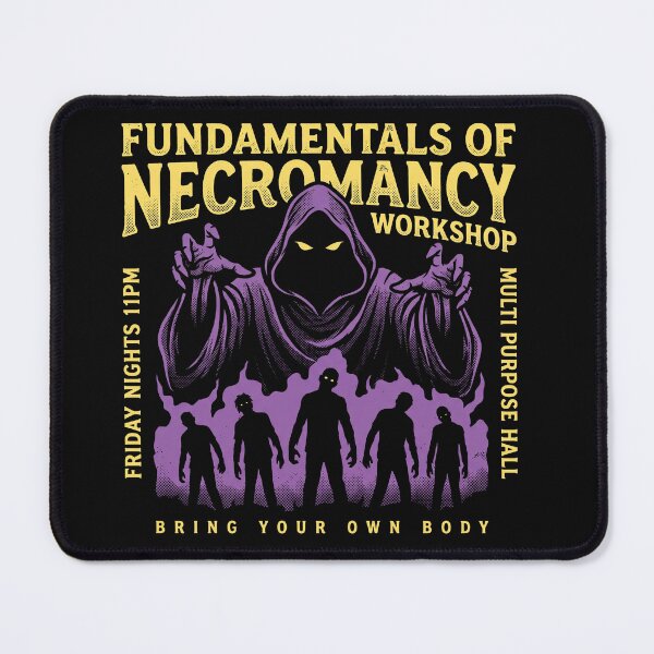 Item preview, Fundamentals of Necromancy Funny Tabletop RPG Retro Flyer designed and sold by AdyKurniawan.