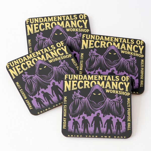 Item preview, Fundamentals of Necromancy Funny Tabletop RPG Retro Flyer designed and sold by AdyKurniawan.
