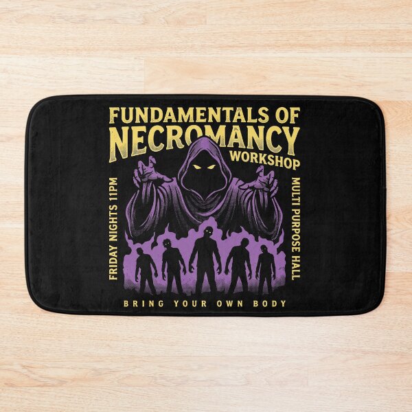 Item preview, Fundamentals of Necromancy Funny Tabletop RPG Retro Flyer designed and sold by AdyKurniawan.