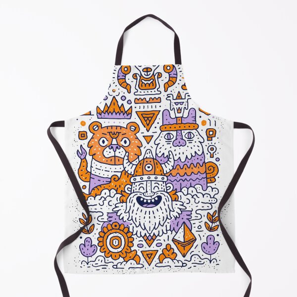 Item preview, Whimsical Doodle Fantasy Creatures Illustration designed and sold by Romgora.