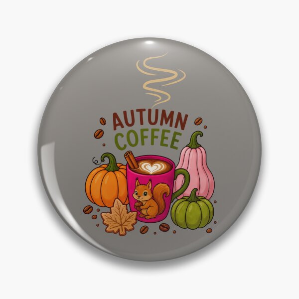 Item preview, Autumn Coffee – Cute Squirrel Pumpkin Mug Fall Vibes designed and sold by Aimetoi.