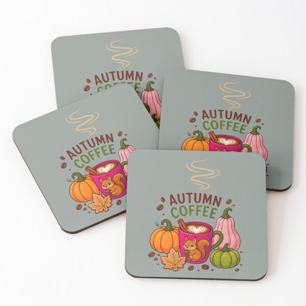 Item preview, Autumn Coffee – Cute Squirrel Pumpkin Mug Fall Vibes designed and sold by Aimetoi.
