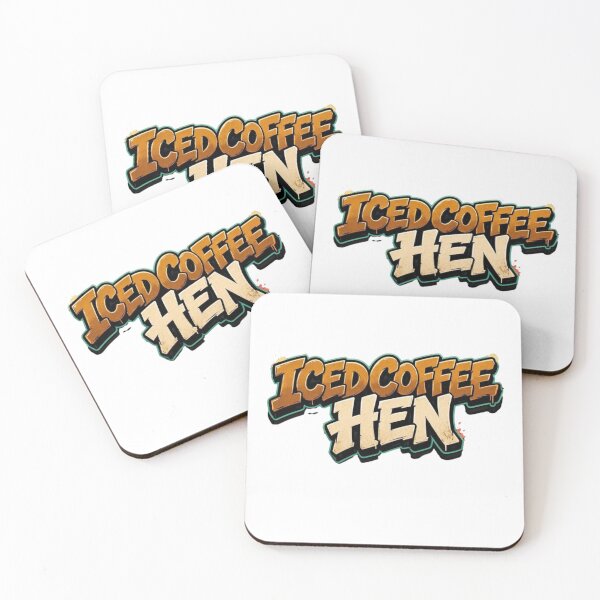 Item preview, Iced Coffee Hen  designed and sold by TheEndDesign.