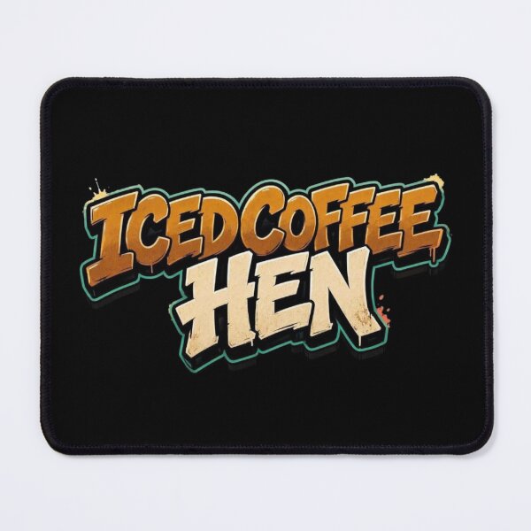 Item preview, Iced Coffee Hen designed and sold by TheEndDesign.