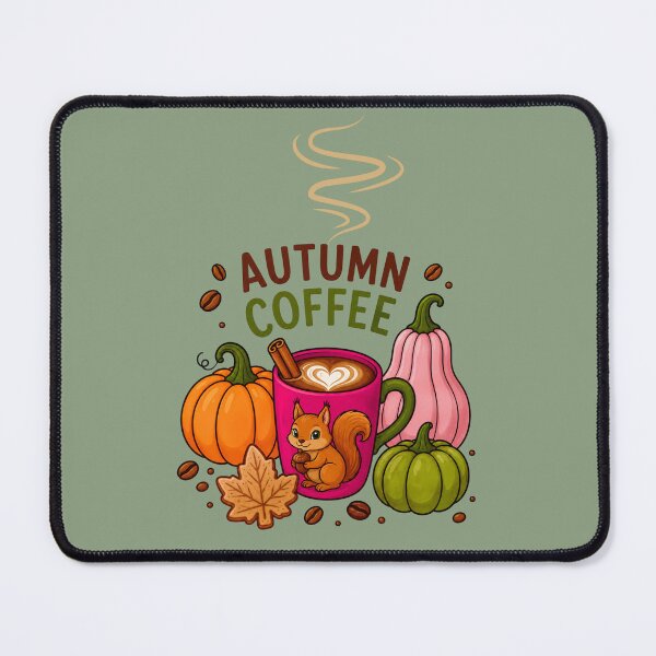 Item preview, Autumn Coffee – Cute Squirrel Pumpkin Mug Fall Vibes designed and sold by Aimetoi.