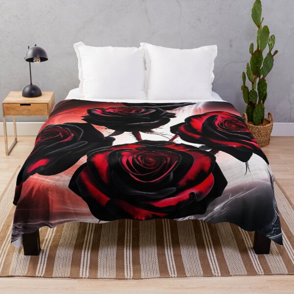 Item preview, Black and Red Roses in a Cosmic Vortex designed and sold by 247GiftsbyTina.