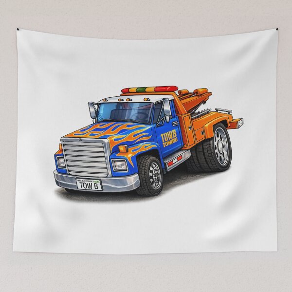Item preview, Tow B Tow Truck Cartoon designed and sold by Scott Hayes.