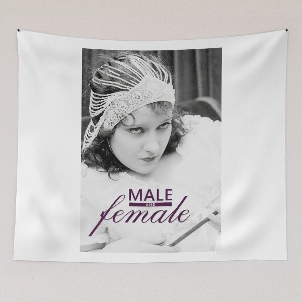 Item preview, Vintage Male and Female Silent Film Poster designed and sold by BanSosGakCairR.