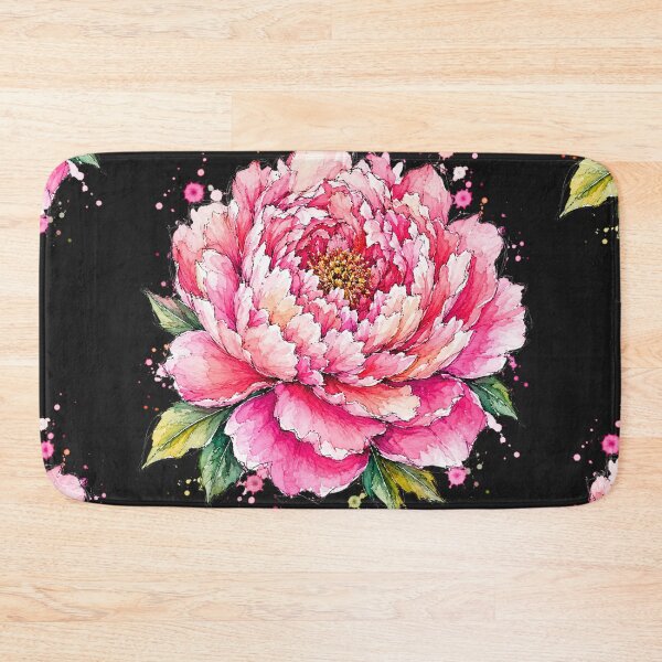 Item preview, Pink Peony Watercolor Art – Elegant Botanical Floral Illustration designed and sold by ColorSplash123.