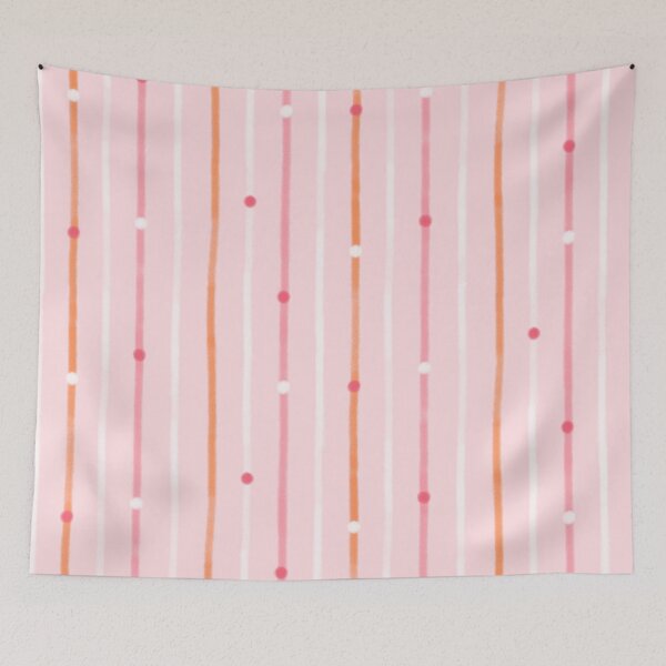 Item preview, Playful Pink Stripes & Polka Dots | Whimsical Geometric Repeat Pattern designed and sold by kostolom3000.