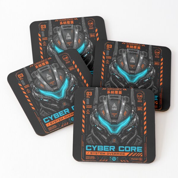 Item preview, Cyber Core - Futuristic Mecha Streetwear designed and sold by tokstoremx.