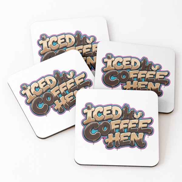 Item preview, Iced Coffee Hen  designed and sold by TheEndDesign.