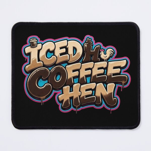 Item preview, Iced Coffee Hen designed and sold by TheEndDesign.