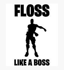 Floss Like A Boss Dance Emote Celebration Fortnite Photographic Print