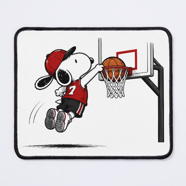 Item preview, Cute Snoopy Slam Dunk Basketball | Funny Beagle Sports Fan Art designed and sold by artizallart.