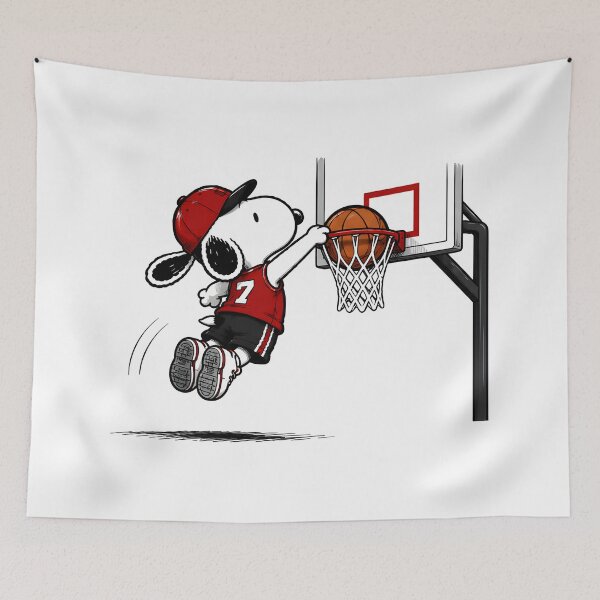 Item preview, Cute Snoopy Slam Dunk Basketball | Funny Beagle Sports Fan Art designed and sold by artizallart.