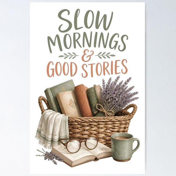 Item preview, Slow Mornings And Good Stories designed and sold by Sovereign Supply Co..