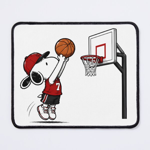 Item preview, Cute Snoopy Shooting Hoops | Basketball Fan Art designed and sold by artizallart.