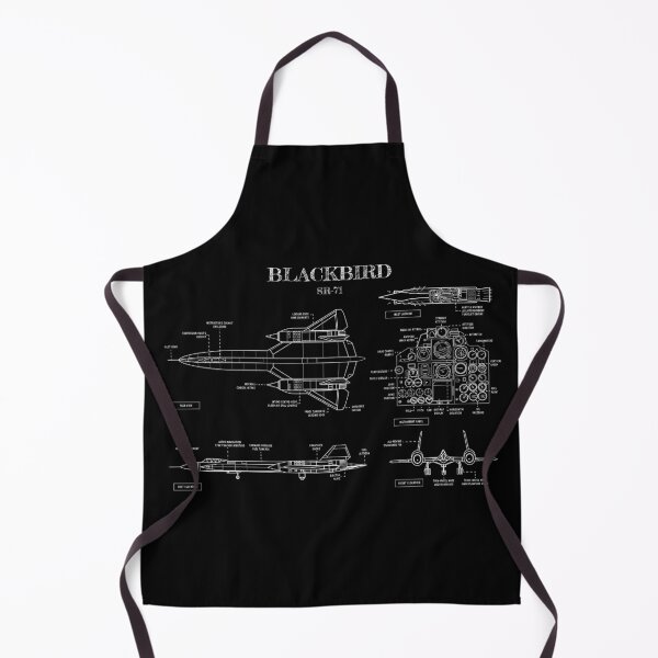 Item preview, Blackbird SR-71 (White Stencil - No Background) designed and sold by BGALAXY.