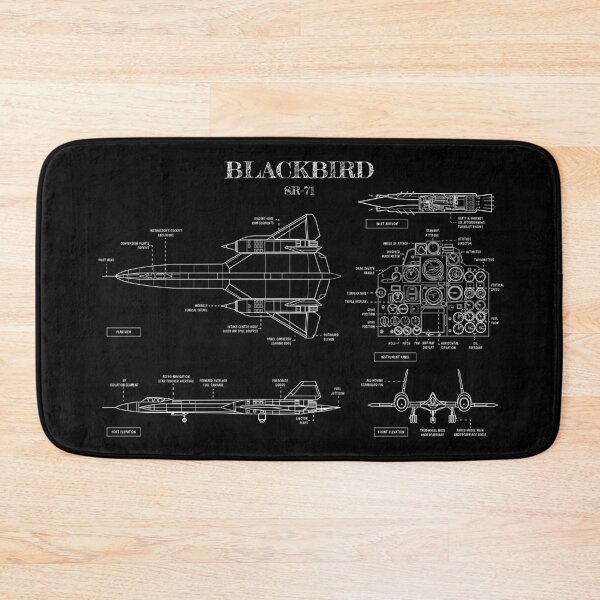 Item preview, Blackbird SR-71 (White Stencil - No Background) designed and sold by BGALAXY.