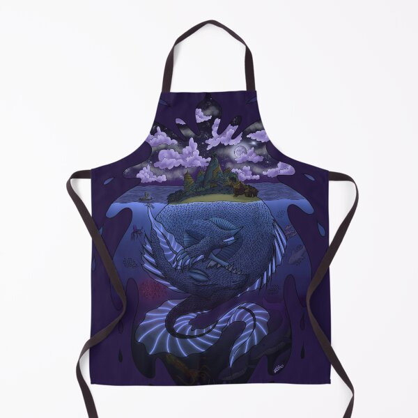 Item preview, Giant Sleeping Leviathan with an Island Growing from his Back designed and sold by TheMossAndMermaid.